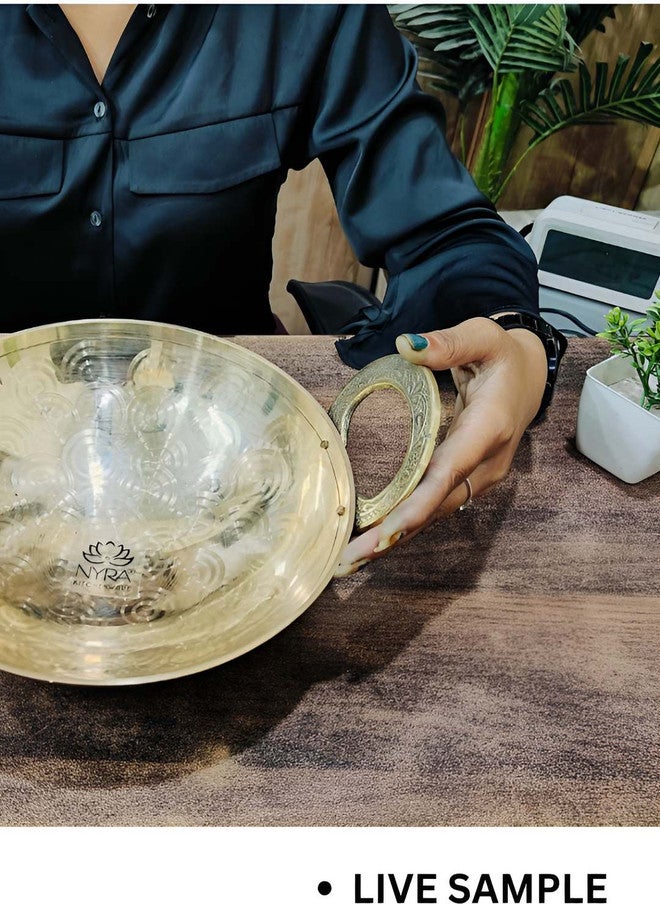 Nyra Kitchenware أواني مطبخ نيرا بلون برونزي آمنة في غسالة الصحون من نحاس كادهاي وووك - Image 3